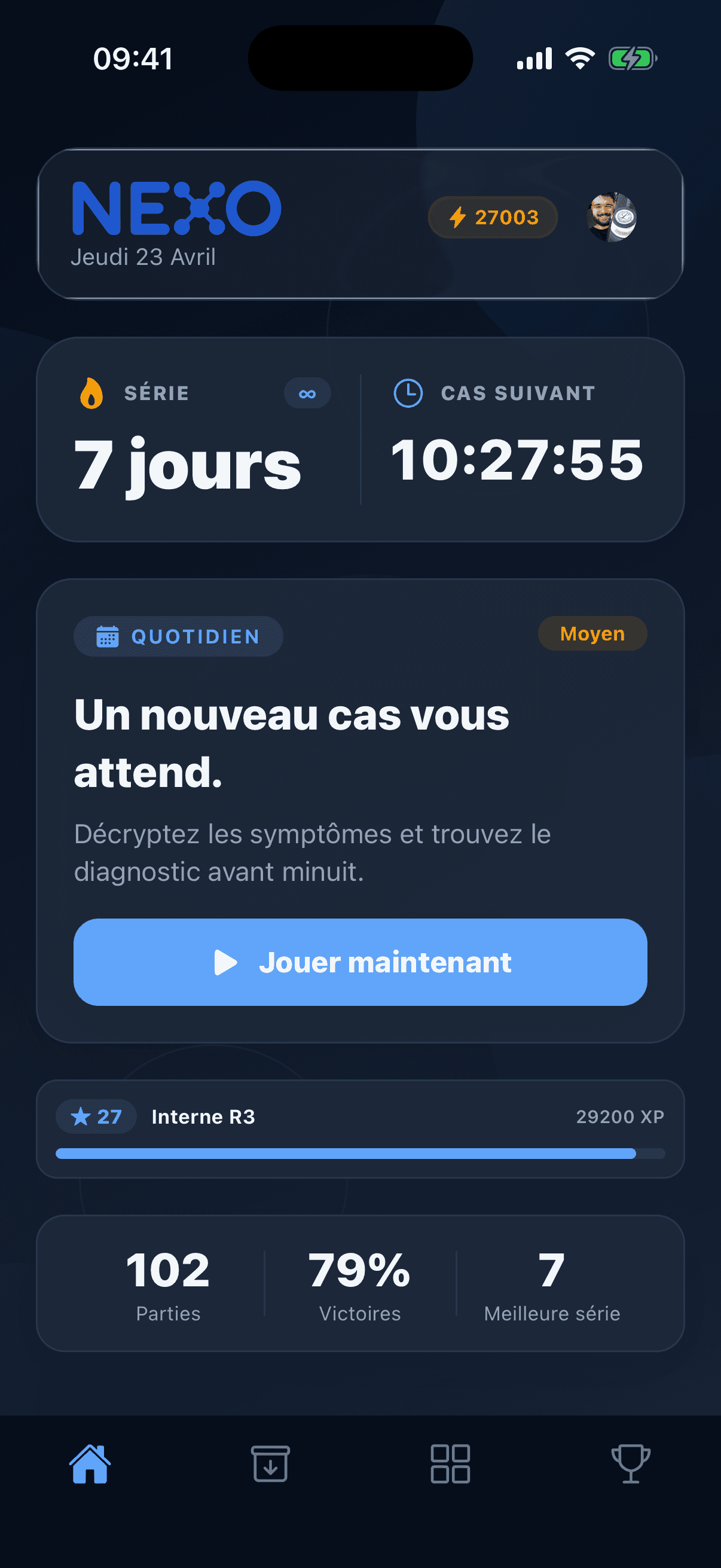 Cas quotidien