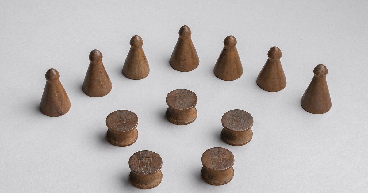 Peças de jogo do Egito antigo